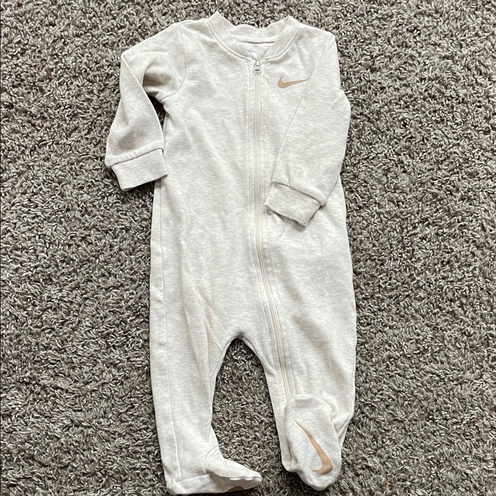 Nike Cream Footed Baby One Piece